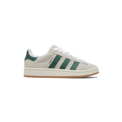 کتونى آدیداس کامپوس کرم سبز Adidas Campus 00s Crystal White Dark Green
