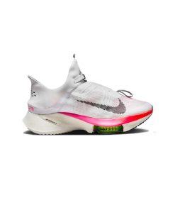 کتونى نایک ایرزوم تمپو سفید صورتی Nike Air Zoom Tempo Next Flyese White Pink Rawdacious