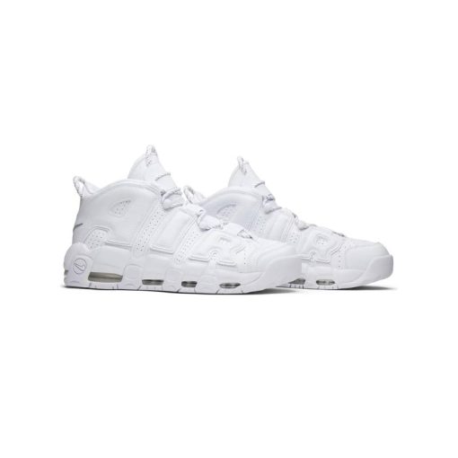 کتونی نایک ایر آپتمپو سفید تمام Nike Air More Uptempo Triple White