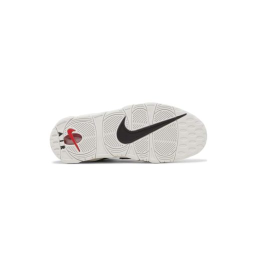 کتونی نایک ایر آپتمپو سفید سبز چریکی Nike Air More Uptempo Tunnel Walk