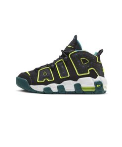 کتونی نایک ایر آپتمپو مشکی سبز Nike Air More Uptempo Older Kids