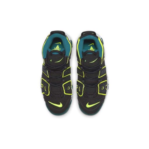 کتونی نایک ایر آپتمپو مشکی سبز Nike Air More Uptempo Older Kids
