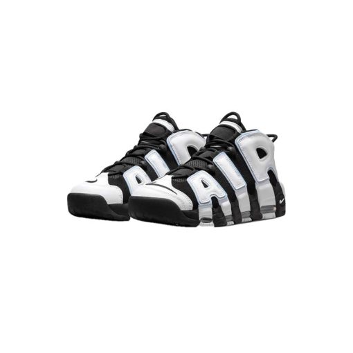 کتونی نایک ایر آپتمپو مشکی سفید آبی Nike Air More Uptempo 96 Black White Cobalt Bliss