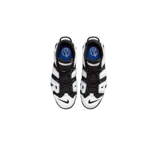 کتونی نایک ایر آپتمپو مشکی سفید آبی Nike Air More Uptempo 96 Black White Cobalt Bliss