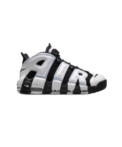 کتونی نایک ایر آپتمپو مشکی سفید آبی Nike Air More Uptempo 96 Black White Cobalt Bliss