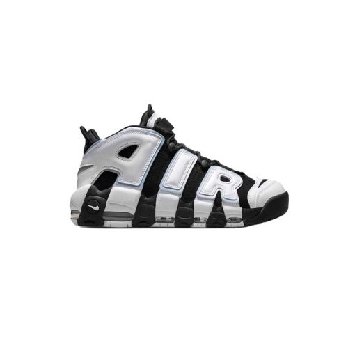 کتونی نایک ایر آپتمپو مشکی سفید آبی Nike Air More Uptempo 96 Black White Cobalt Bliss