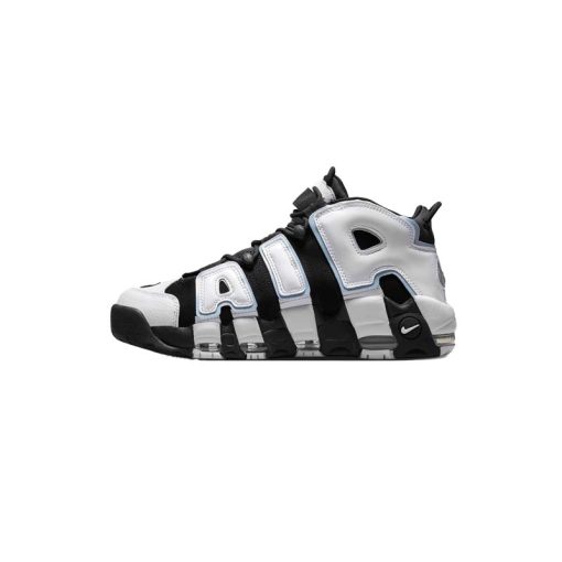 کتونی نایک ایر آپتمپو مشکی سفید آبی Nike Air More Uptempo 96 Black White Cobalt Bliss