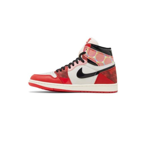 کتونی نایک ایرجردن 1 اسپایدرمن سفید قرمز Nike Air Jordan 1 Retro High OG Next Chapter Spiderman