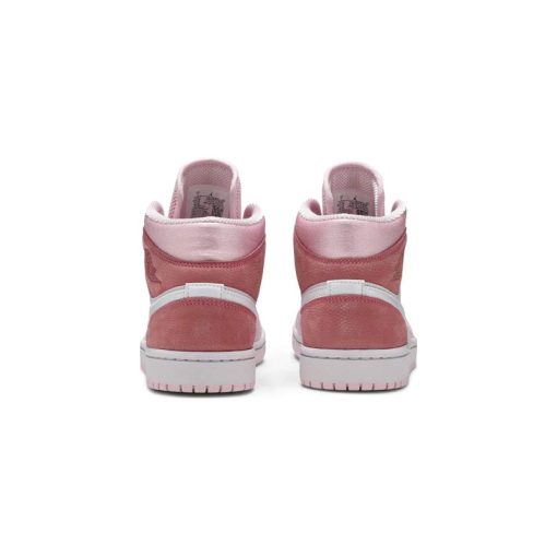 کتونی نایک ایرجردن 1 صورتی دیجیتال Nike Air Jordan 1 Mid Digital Pink
