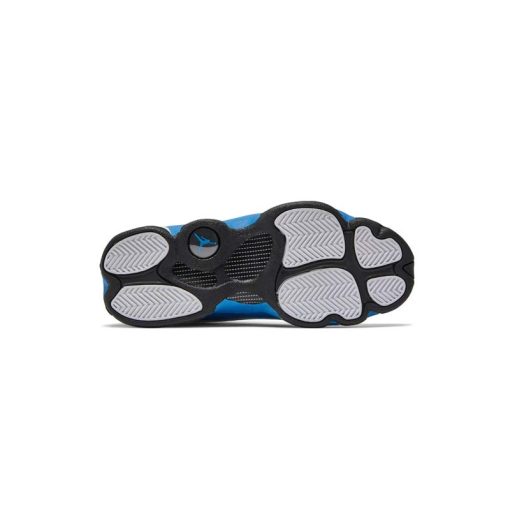 کتونی نایک ایرجردن 13 سفید آبی طوسی Nike Air Jordan 13 Retro GS Italy Blue