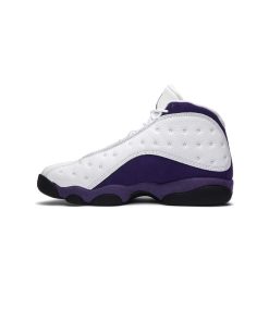 کتونی نایک ایرجردن 13 سفید بنفش لیکرز Nike Air Jordan 13 Retro Lakers