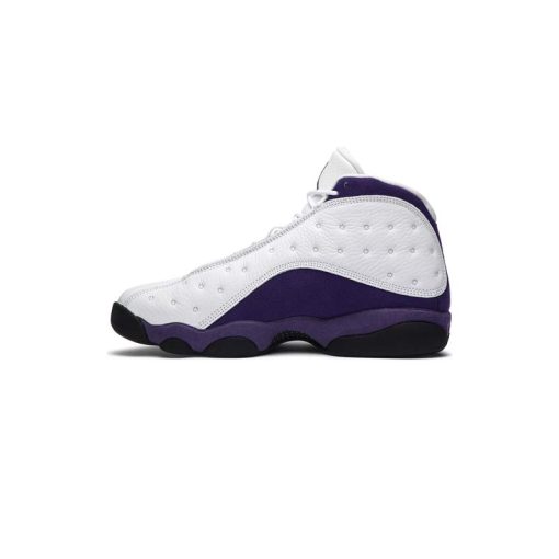 کتونی نایک ایرجردن 13 سفید بنفش لیکرز Nike Air Jordan 13 Retro Lakers