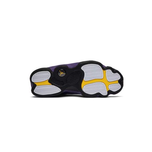کتونی نایک ایرجردن 13 سفید بنفش لیکرز Nike Air Jordan 13 Retro Lakers