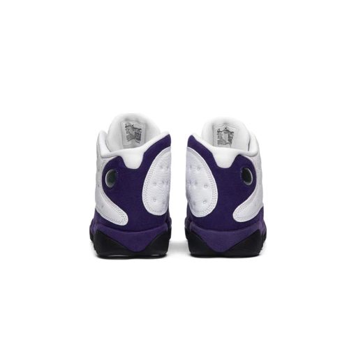 کتونی نایک ایرجردن 13 سفید بنفش لیکرز Nike Air Jordan 13 Retro Lakers