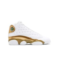 کتونی نایک ایرجردن 13 سفید طلایی Nike Air Jordan 13 Retro BG Defining Moments