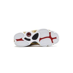 کتونی نایک ایرجردن 13 سفید طلایی Nike Air Jordan 13 Retro BG Defining Moments