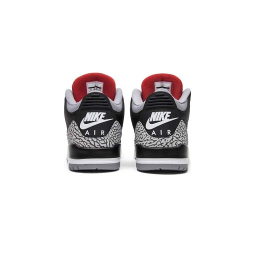 کتونی نایک ایرجردن 3 مشکی طوسی Nike Air Jordan 3 Retro OG Black Cement