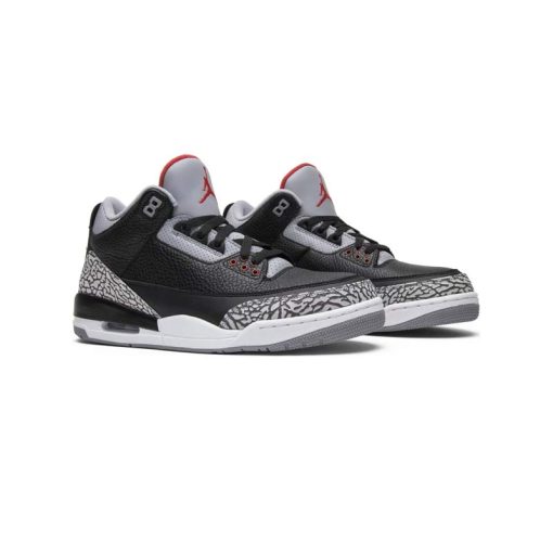 کتونی نایک ایرجردن 3 مشکی طوسی Nike Air Jordan 3 Retro OG Black Cement