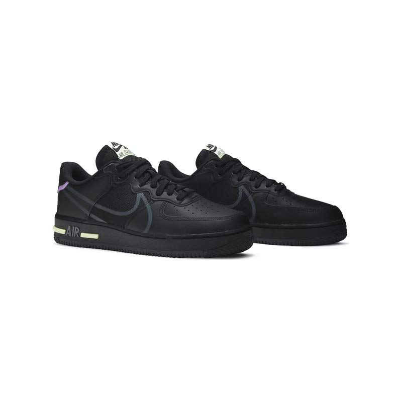 کتونی نایک ایرفورس 1 ری اکت مشکی Nike Air Force 1 React Violet Star