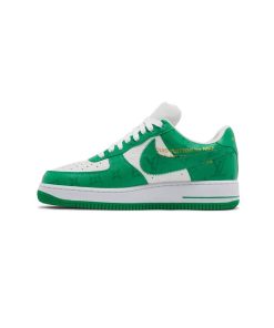 کتونی نایک ایرفورس 1 لویی ویتون سبز Nike Air Force 1 Louis Vuitton White Gym Green