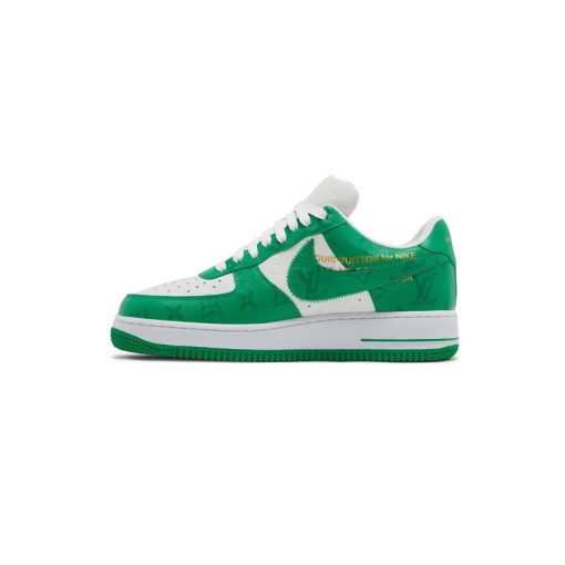 کتونی نایک ایرفورس 1 لویی ویتون سبز Nike Air Force 1 Louis Vuitton White Gym Green