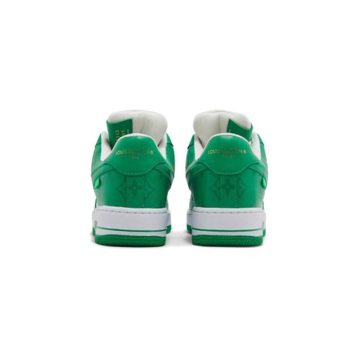 کتونی نایک ایرفورس 1 لویی ویتون سبز Nike Air Force 1 Louis Vuitton White Gym Green