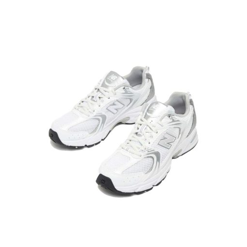 کتونی نیوبالانس 530 سفید نقره ای New Balance 530 White Silver