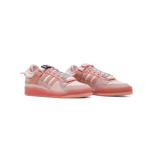 کتونی کژوال آدیداس فوروم بدبانی صورتی Adidas Bad Bunny x Forum Buckle Low Easter Egg