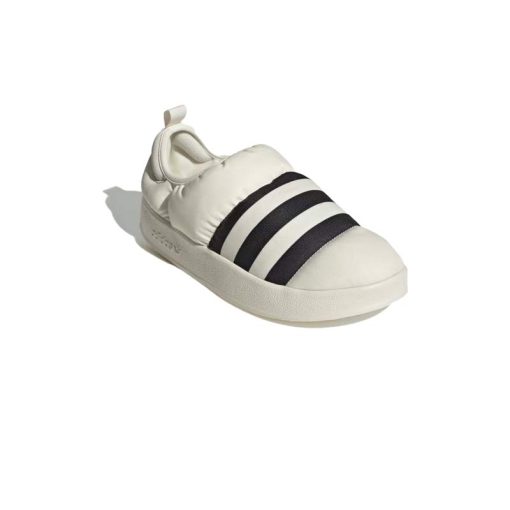کفش آدیداس پفکی پافیلت کرم مشکی Adidas Puffylette White Black