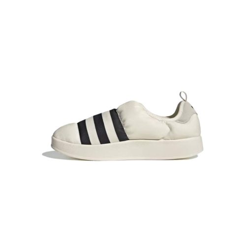 کفش آدیداس پفکی پافیلت کرم مشکی Adidas Puffylette White Black