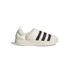 کفش آدیداس پفکی پافیلت کرم مشکی Adidas Puffylette White Black