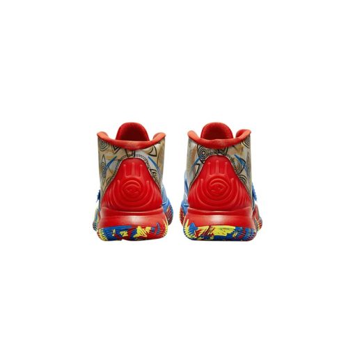 کفش بسکتبال نایکی کایری 6 گوانگجو قرمز آبی Nike Kyrie 6 Pre Heat Guangzhou