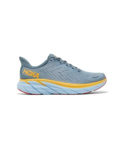 کفش رانینگ هوکا کلیفتن 8 طوسی آبی زرد Hoka Clifton 8 Goblin Blue Mountain Spring