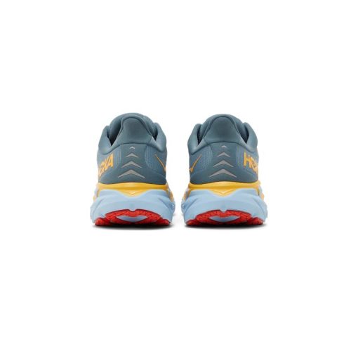 کفش رانینگ هوکا کلیفتن 8 طوسی آبی زرد Hoka Clifton 8 Goblin Blue Mountain Spring