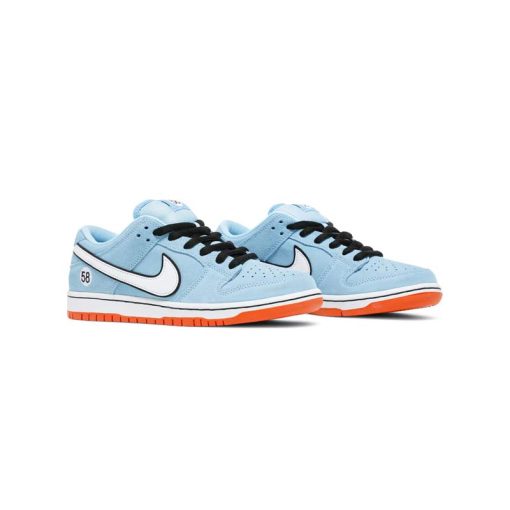 کفش نایک اس بی دانک آبی نارنجی گلف Nike Dunk Low Pro SB Gulf
