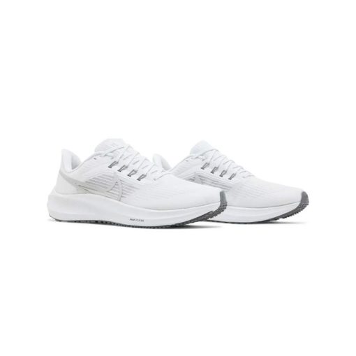 کفش پیاده روی نایک زوم پگاسوس 39 سفید خاکستری Nike Air Zoom Pegasus 39 White Grey Fog