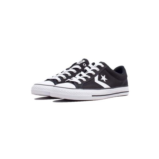 کفش کانورس وان استار مشکی Converse Star Player Ox Black White 161595C