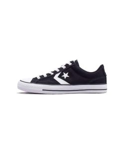 کفش کانورس وان استار مشکی Converse Star Player Ox Black White 161595C