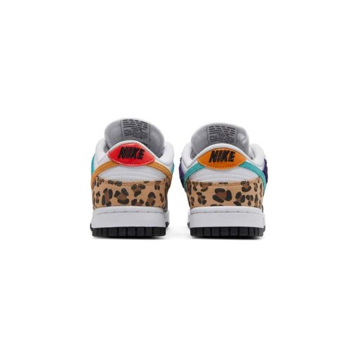 کفش کژوال نایک اس بی دانک سورمه ای آبی پلنگی Nike Sb Dunk Low SE Safari Mix
