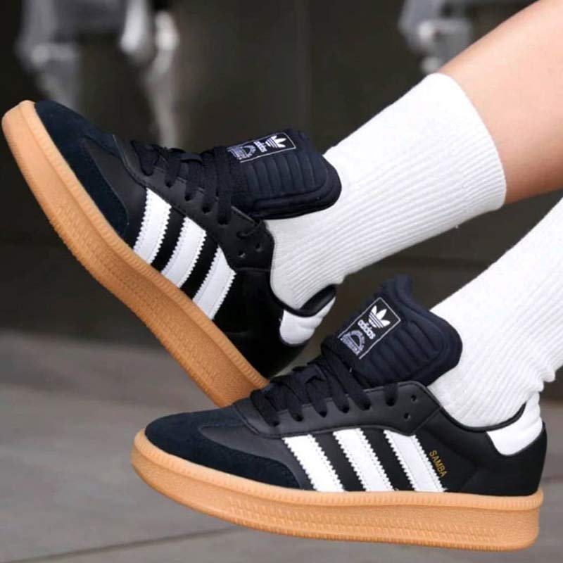 آدیداس سامبا ایکس.ال.جی لژبلند مشکی سفید Adidas Samba XLG Black White
