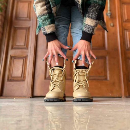 بوت چرمی دیور کرم Christian Dior Boot Cream