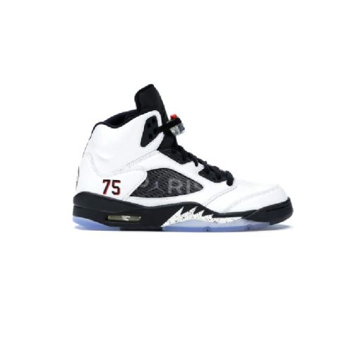 نایک ایرجردن 5 پاریسن ژرمن سفید Nike Air Jordan 5 Paris Saint-Germain White