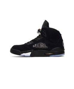 نایک ایرجردن 5 پاریسن ژرمن مشکی Nike Air Jordan 5 Paris Saint-Germain Black