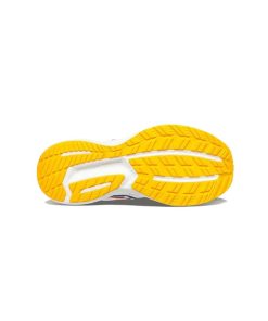 کتانی رانینگ ساکونی سفید فیروزه ای Saucony Triumph 19 White Yellow Green Black