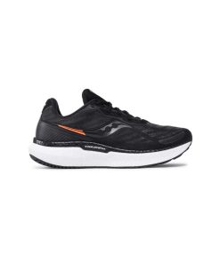 کتانی رانینگ ساکونی مشکی سفید Saucony Triumph 19 Black White