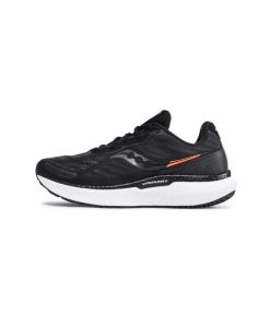 کتانی رانینگ ساکونی مشکی سفید Saucony Triumph 19 Black White