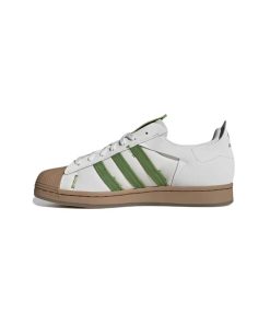 کتونی آدیداس سوپراستار سفید سبز Adidas SuperStar White Green