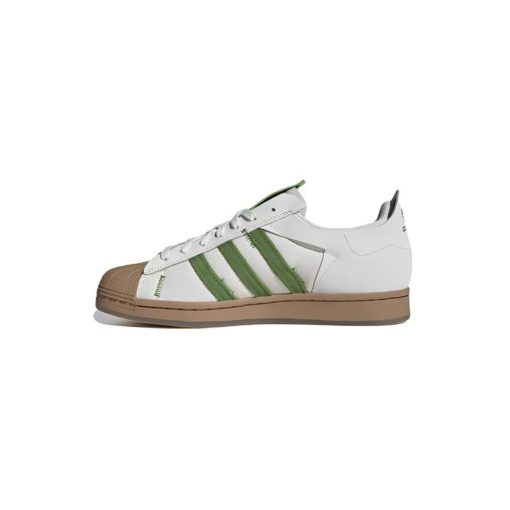 کتونی آدیداس سوپراستار سفید سبز Adidas SuperStar White Green
