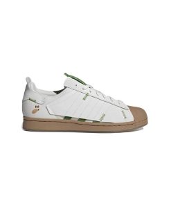 کتونی آدیداس سوپراستار سفید سبز Adidas SuperStar White Green