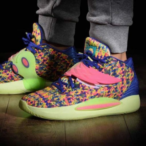 کتونی-بسکتبال-نایک-کی-دی-14-سبز-آبی-Nike-KD-14-Ron-English-1